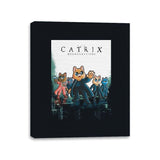 The Catrix - Canvas Wraps Canvas Wraps RIPT Apparel 11x14 / Black