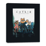 The Catrix - Canvas Wraps Canvas Wraps RIPT Apparel 16x20 / Black
