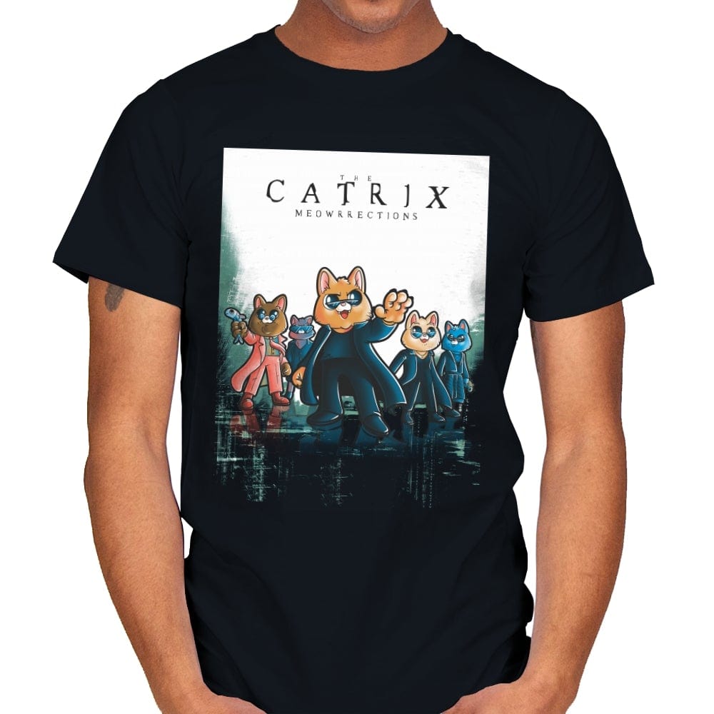 The Catrix - Mens T-Shirts RIPT Apparel Small / Black