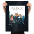 The Catrix - Prints Posters RIPT Apparel 18x24 / Black
