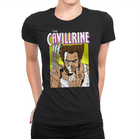 The Cavillrine - Womens Premium T-Shirts RIPT Apparel Small / Black