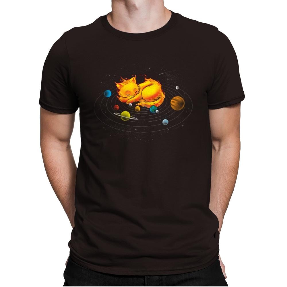 The Center of My Universe - Mens Premium T-Shirts RIPT Apparel Small / Dark Chocolate