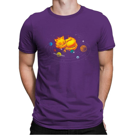 The Center of My Universe - Mens Premium T-Shirts RIPT Apparel Small / Purple Rush
