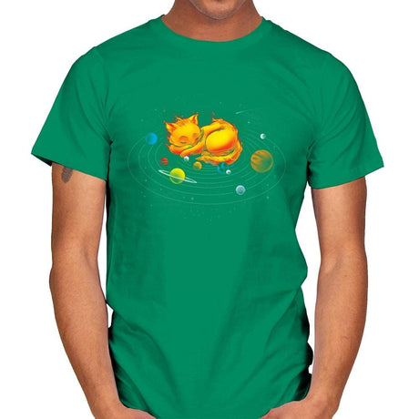 The Center of My Universe - Mens T-Shirts RIPT Apparel Small / Kelly Green