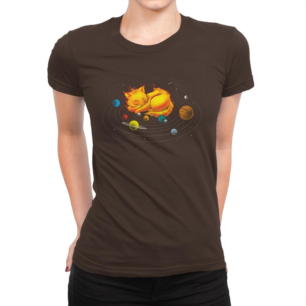The Center of My Universe - Womens Premium T-Shirts RIPT Apparel Small / Dark Chocolate