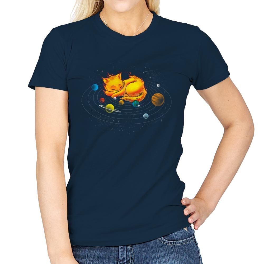 The Center of My Universe - Womens T-Shirts RIPT Apparel Small / Navy