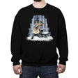 The Chainsaw in the Stone - Crew Neck Sweatshirt Crew Neck Sweatshirt RIPT Apparel Small / Black