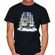 The Chainsaw in the Stone - Mens T-Shirts RIPT Apparel Small / Black