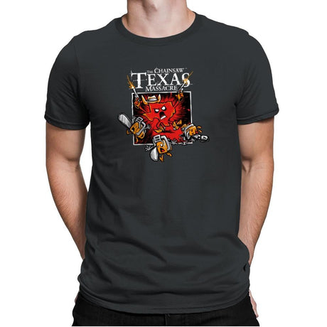 The Chainsaw Texas Massacre Exclusive - Mens Premium T-Shirts RIPT Apparel Small / Heavy Metal