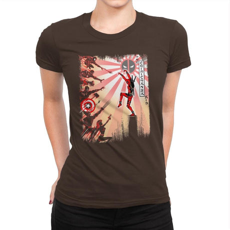 The Chimichanga Kid Exclusive - Best Seller - Womens Premium T-Shirts RIPT Apparel Small / Dark Chocolate