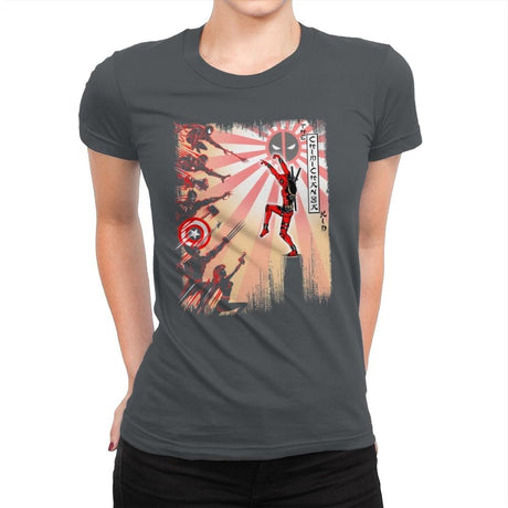 The Chimichanga Kid Exclusive - Best Seller - Womens Premium T-Shirts RIPT Apparel Small / Heavy Metal