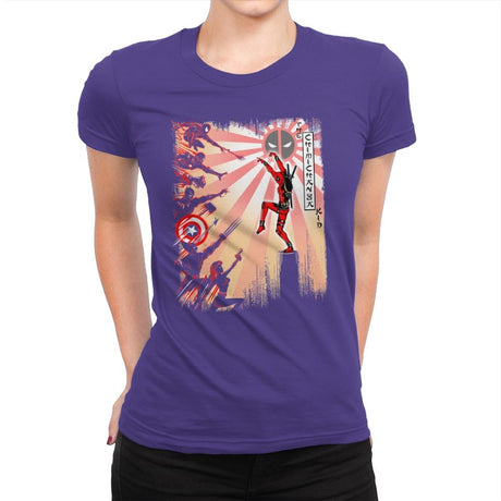 The Chimichanga Kid Exclusive - Best Seller - Womens Premium T-Shirts RIPT Apparel Small / Purple Rush