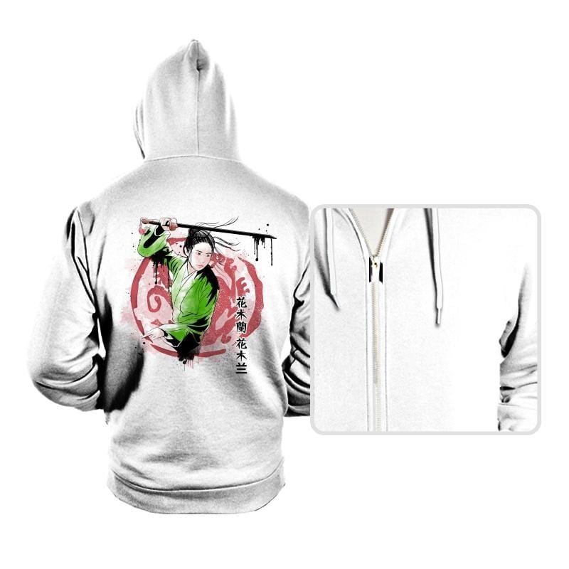 The Chinese Warrior - Hoodies Hoodies RIPT Apparel Small / White