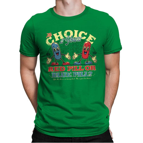 The Choice is yours - Mens Premium T-Shirts RIPT Apparel Small / Kelly