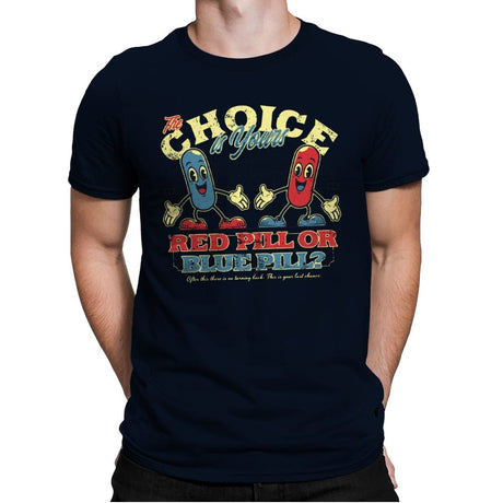 The Choice is yours - Mens Premium T-Shirts RIPT Apparel Small / Midnight Navy