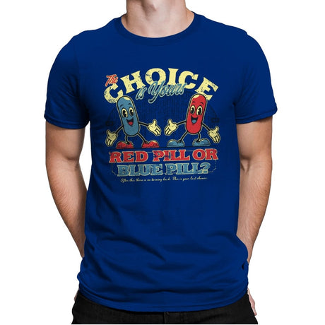 The Choice is yours - Mens Premium T-Shirts RIPT Apparel Small / Royal