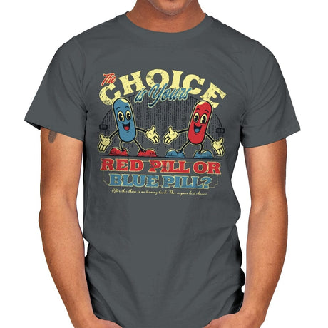 The Choice is yours - Mens T-Shirts RIPT Apparel Small / Charcoal