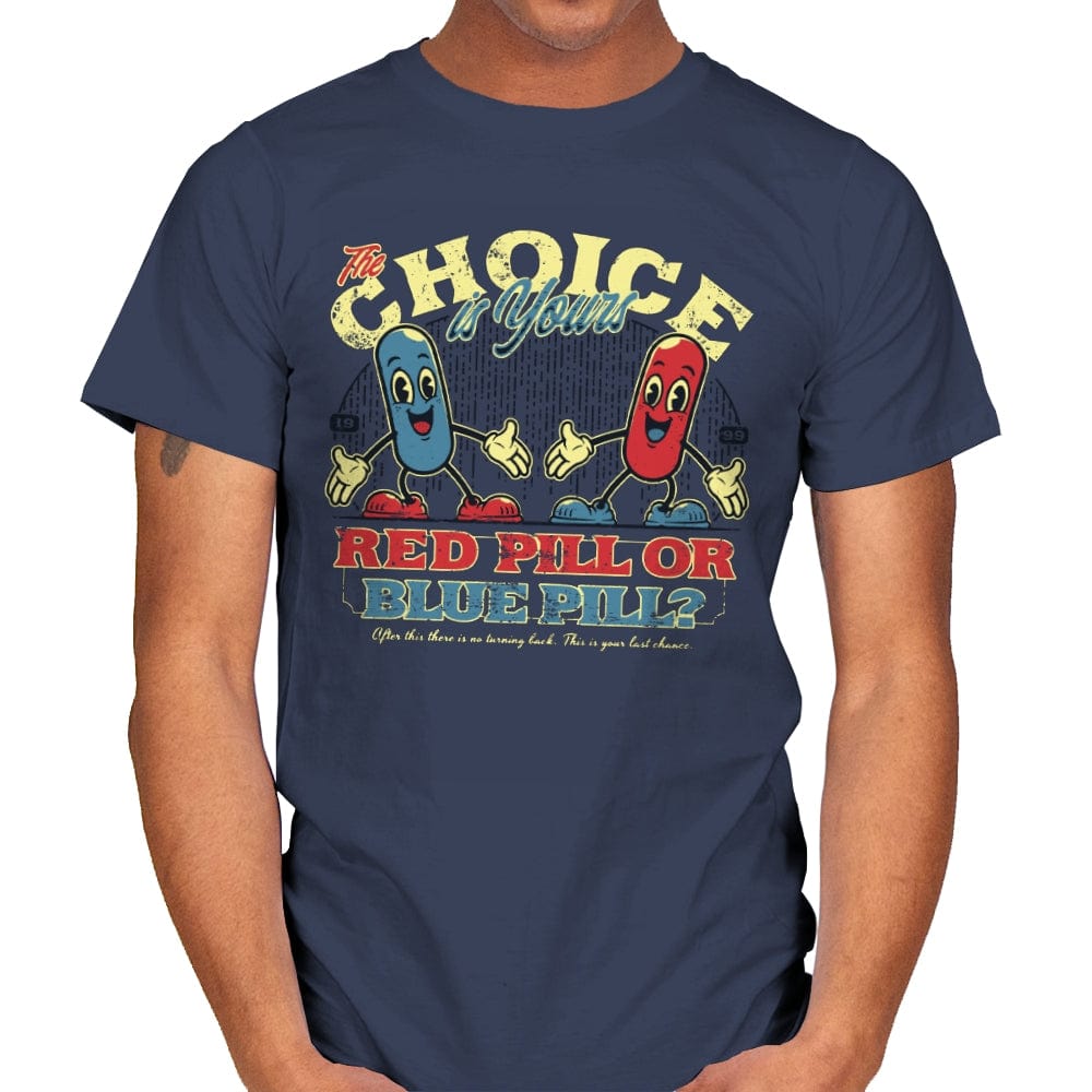 The Choice is yours - Mens T-Shirts RIPT Apparel Small / Navy