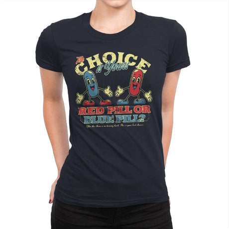 The Choice is yours - Womens Premium T-Shirts RIPT Apparel Small / Midnight Navy