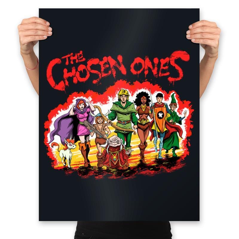The Chosen Ones Roll - Prints Posters RIPT Apparel 18x24 / Black
