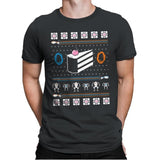 The Christmas Cake is a Lie - Mens Premium T-Shirts RIPT Apparel Small / Heavy Metal