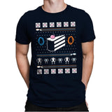 The Christmas Cake is a Lie - Mens Premium T-Shirts RIPT Apparel Small / Midnight Navy