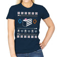 The Christmas Cake is a Lie - Womens T-Shirts RIPT Apparel Small / Navy
