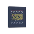 The Christmas Force - Canvas Wraps Canvas Wraps RIPT Apparel 8x10 / Navy