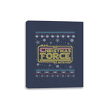 The Christmas Force - Canvas Wraps Canvas Wraps RIPT Apparel 8x10 / Navy