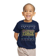 The Christmas Force - Youth T-Shirts RIPT Apparel X-small / Navy