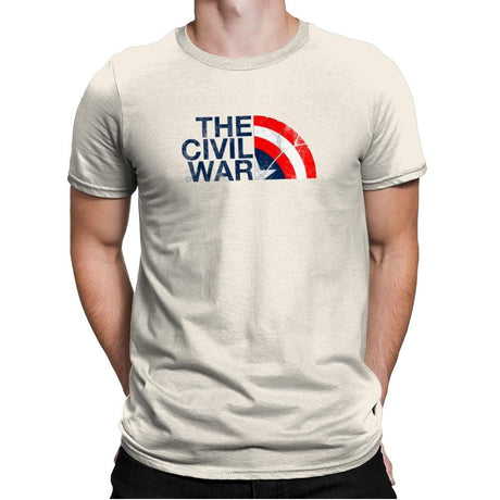 The Civil War Exclusive - Mens Premium T-Shirts RIPT Apparel Small / Natural