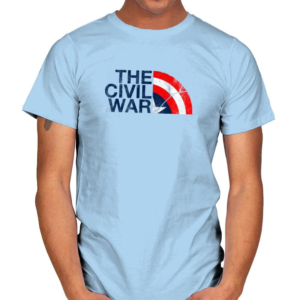 The Civil War Exclusive - Mens T-Shirts RIPT Apparel Small / Light Blue