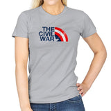 The Civil War Exclusive - Womens T-Shirts RIPT Apparel Small / Sport Grey