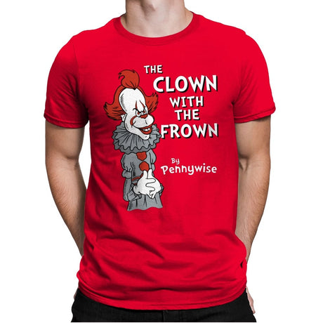 The Clown with the Frown - Mens Premium T-Shirts RIPT Apparel Small / Red