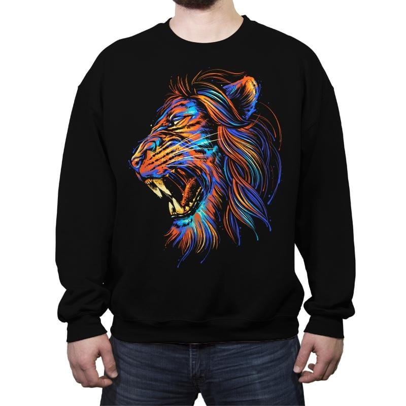 The Color of Rage - Crew Neck Sweatshirt Crew Neck Sweatshirt RIPT Apparel Small / Black