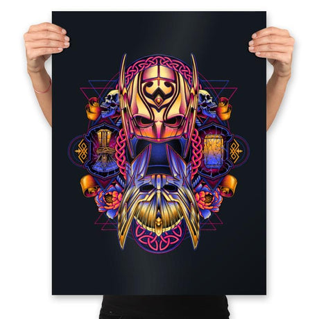 The Colors of Thunder - Prints Posters RIPT Apparel 18x24 / Black