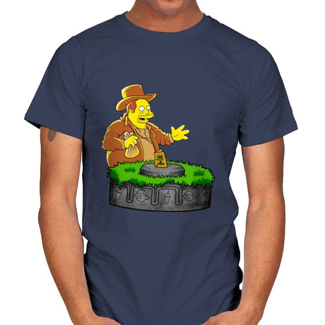 The Comic Guy Adventure - Mens T-Shirts RIPT Apparel Small / Navy