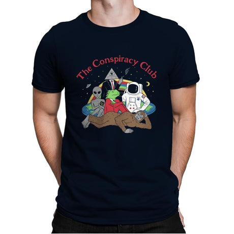 The Conspiracy Club - Mens Premium T-Shirts RIPT Apparel Small / Midnight Navy