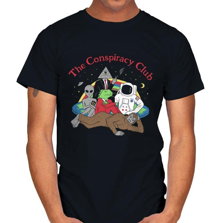 The Conspiracy Club - Mens T-Shirts RIPT Apparel Small / Black