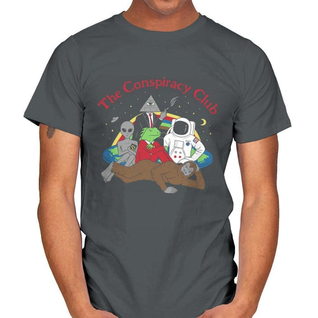 The Conspiracy Club - Mens T-Shirts RIPT Apparel Small / Charcoal