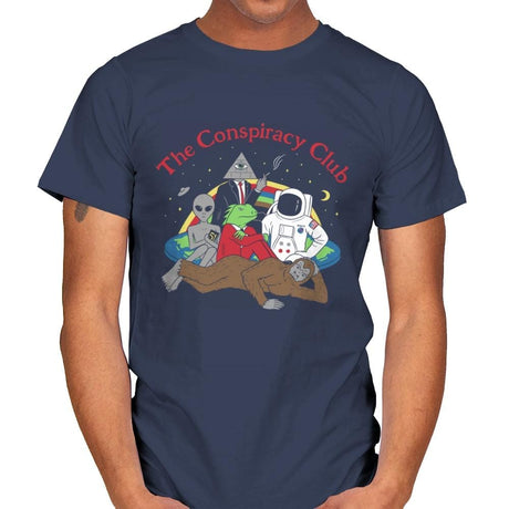 The Conspiracy Club - Mens T-Shirts RIPT Apparel Small / Navy