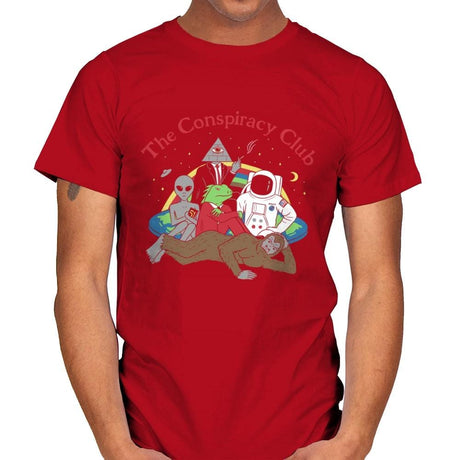 The Conspiracy Club - Mens T-Shirts RIPT Apparel Small / Red