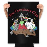 The Conspiracy Club - Prints Posters RIPT Apparel 18x24 / Black