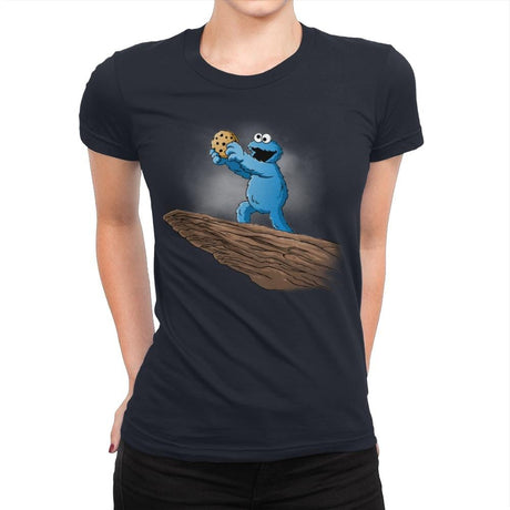 The Cookie King - Womens Premium T-Shirts RIPT Apparel Small / Midnight Navy