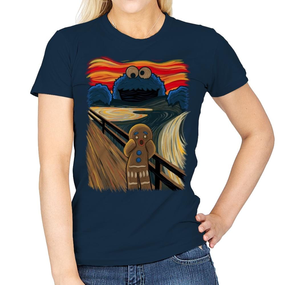 The Cookie Muncher! - Raffitees - Womens T-Shirts RIPT Apparel Small / Navy