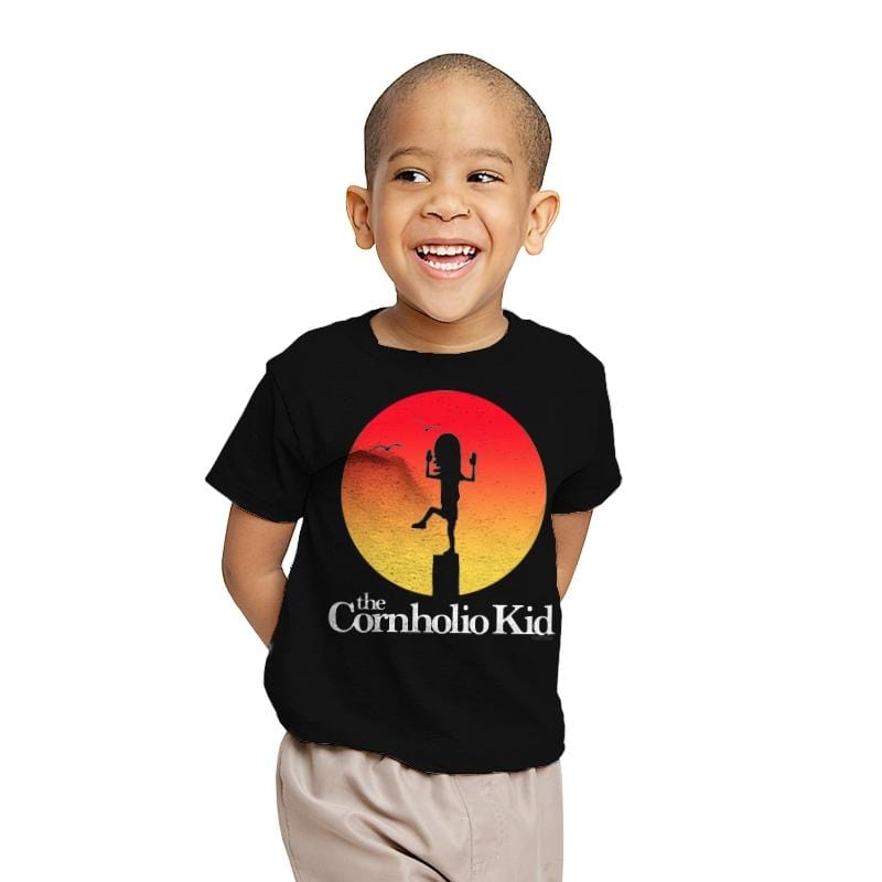 The Cornholio Kid - Youth T-Shirts RIPT Apparel X-small / Black