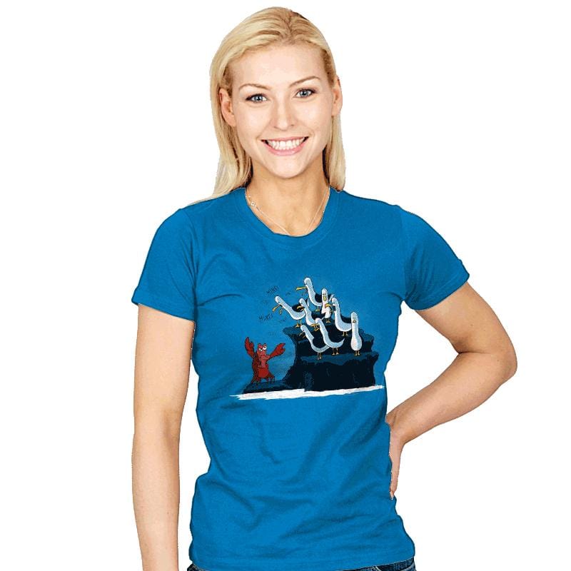 The crab is mine! - Womens T-Shirts RIPT Apparel