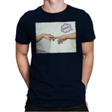 The Creation of a Joke! - Mens Premium T-Shirts RIPT Apparel Small / Midnight Navy