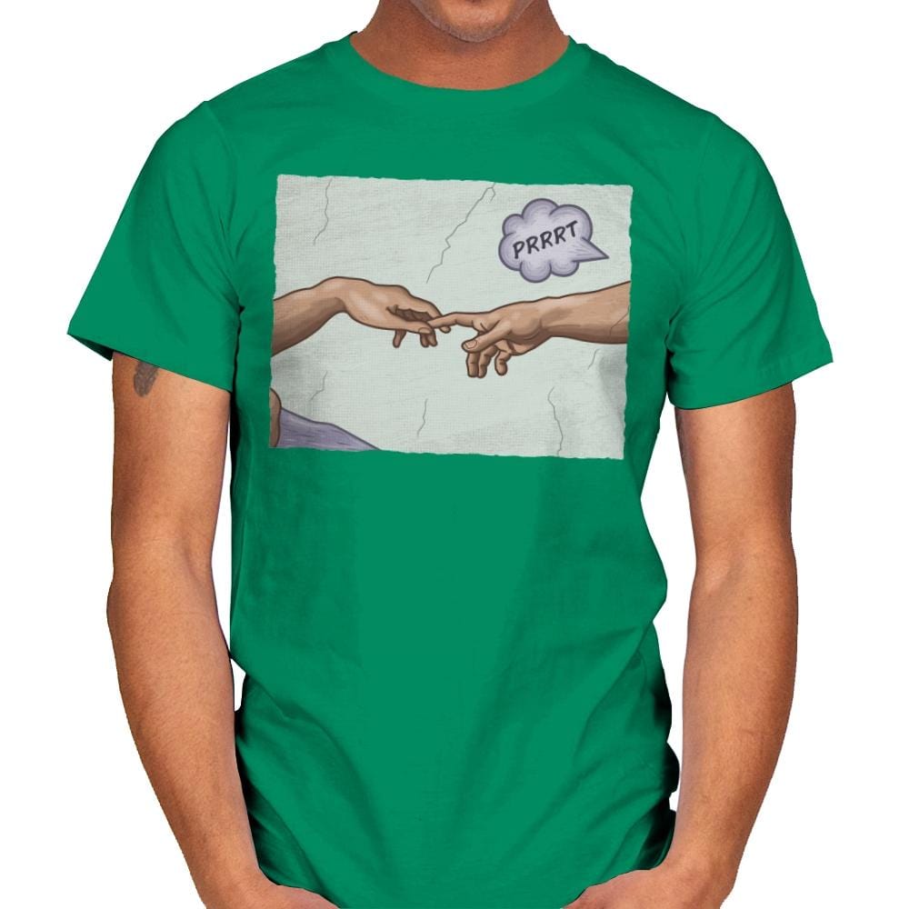 The Creation of a Joke! - Mens T-Shirts RIPT Apparel Small / Kelly