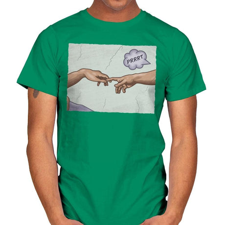 The Creation of a Joke! - Mens T-Shirts RIPT Apparel Small / Kelly